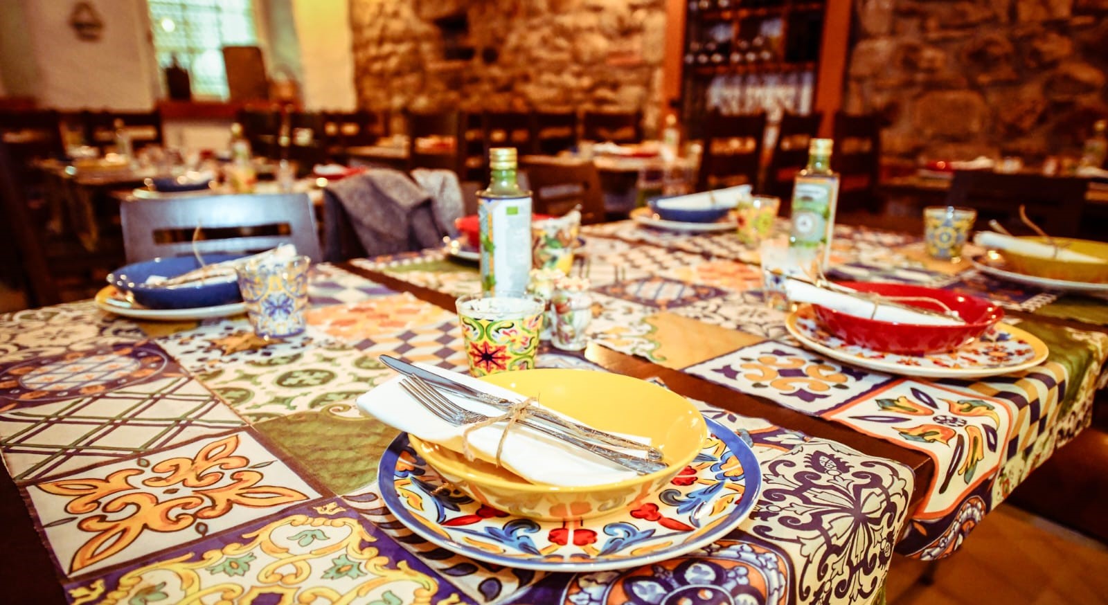 Intérieur du restaurant Don Ciccio